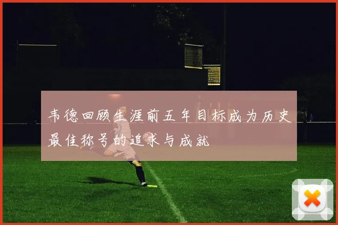 韦德回顾生涯前五年目标成为历史最佳称号的追求与成就